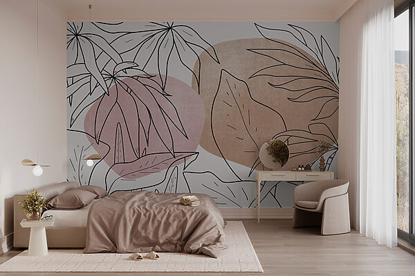 Drawing of leaves and plants Drawing of leaves and plants
