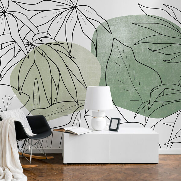 Drawing of leaves and plants Drawing of leaves and plants
