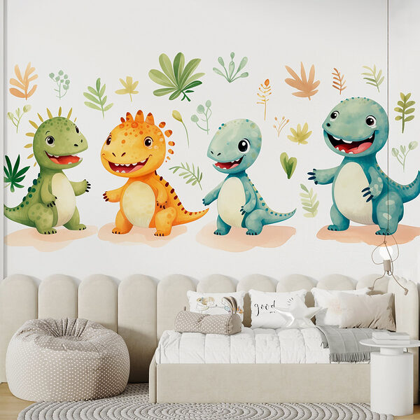 Group of cartoon dinosaurs Group of cartoon dinosaurs