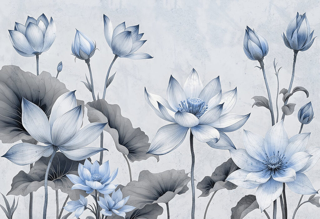 Delicate blooms in soft hues Delicate blooms in soft hues
