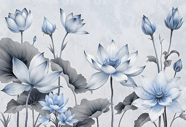 Delicate blooms in soft hues Delicate blooms in soft hues