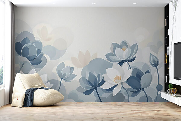 Serene blooms in soft hues Serene blooms in soft hues