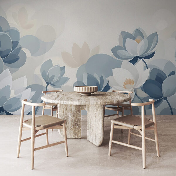 Serene blooms in soft hues Serene blooms in soft hues