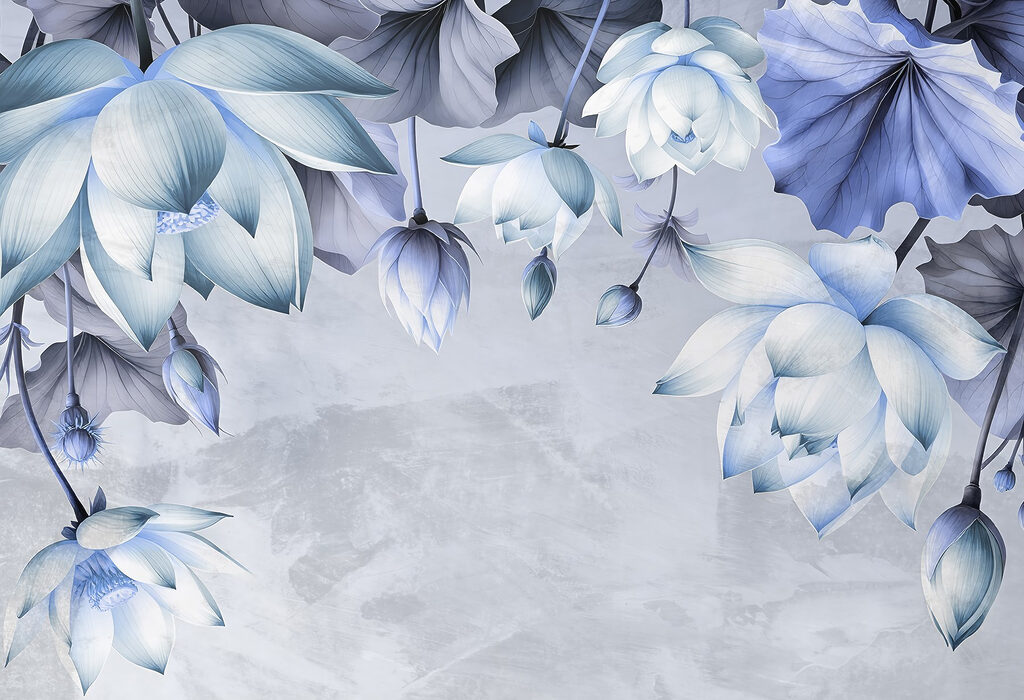 Delicate blooms in serene tones Delicate blooms in serene tones