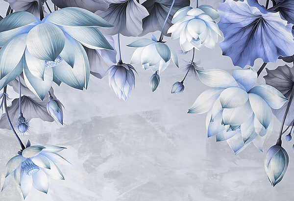 Delicate blooms in serene tones Delicate blooms in serene tones