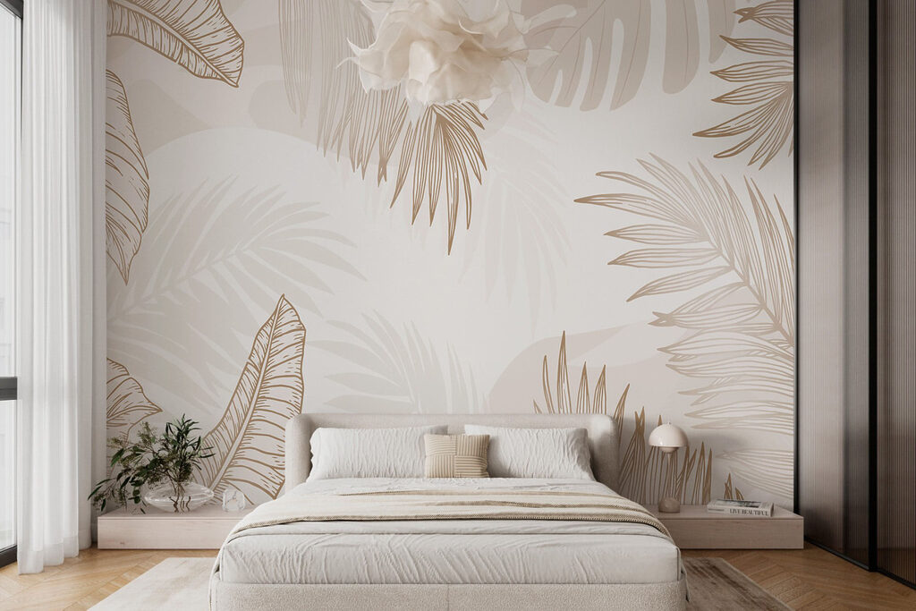 White background with brown leaves White background with brown leaves