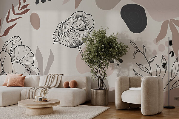 Drawing of flowers and plants Drawing of flowers and plants