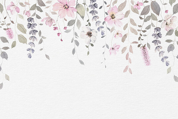 Delicate blooms and gentle greens Delicate blooms and gentle greens