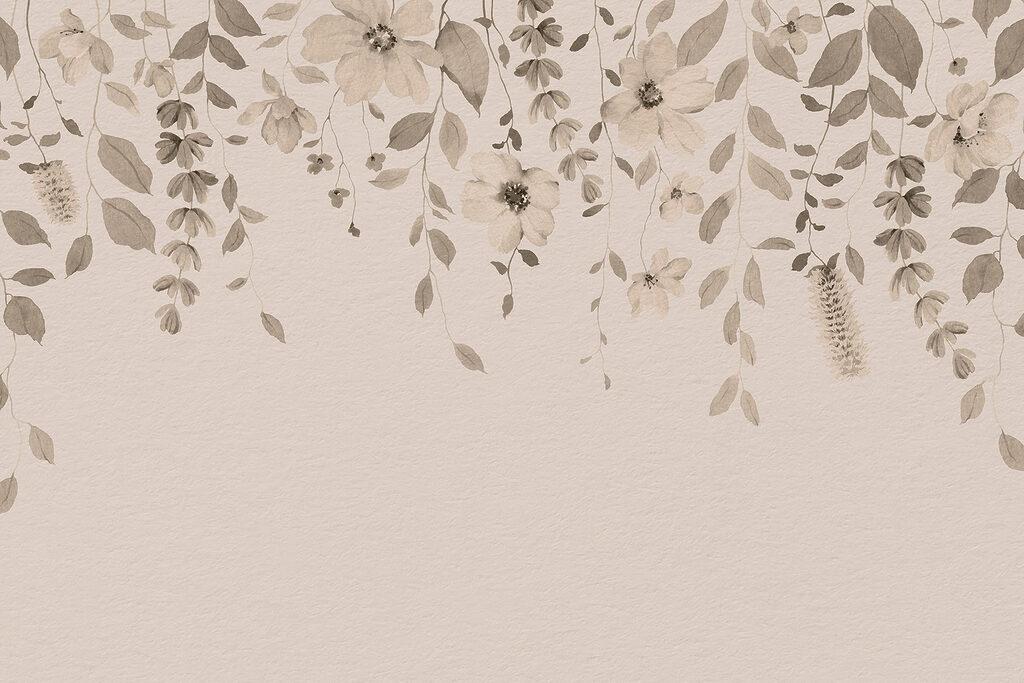 Whimsical floral arrangement on soft background Whimsical floral arrangement on soft background