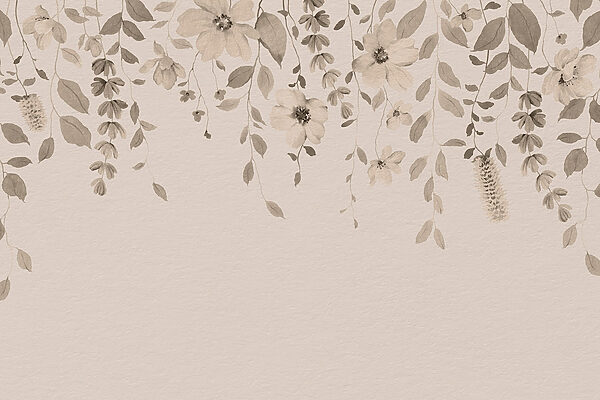 Whimsical floral arrangement on soft background Whimsical floral arrangement on soft background