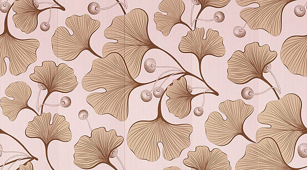 Elegant botanical pattern in soft tones. Elegant botanical pattern in soft tones.