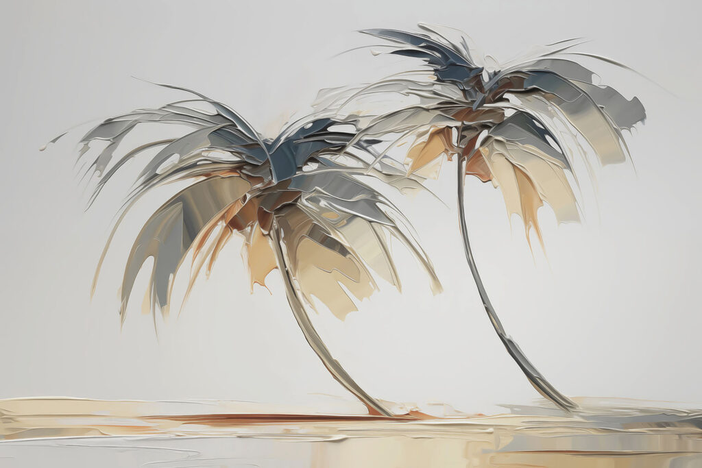 Palm trees on a beach Palm trees on a beach