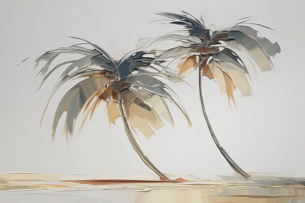 Palm trees on a beach Palm trees on a beach