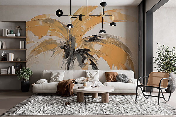 Painting of a palm tree Painting of a palm tree