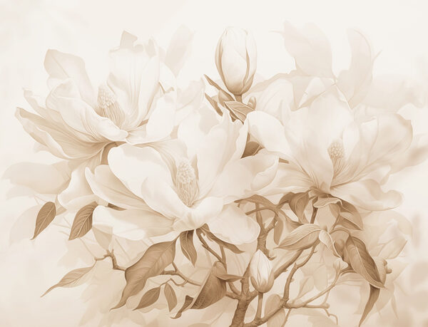 Delicate blooms in soft hues Delicate blooms in soft hues