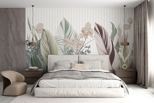 Wall murals Nature's tranquility in soft hues (SKU: w08892) Wall murals Wall murals Nature's tranquility in soft hues (SKU: w08892)