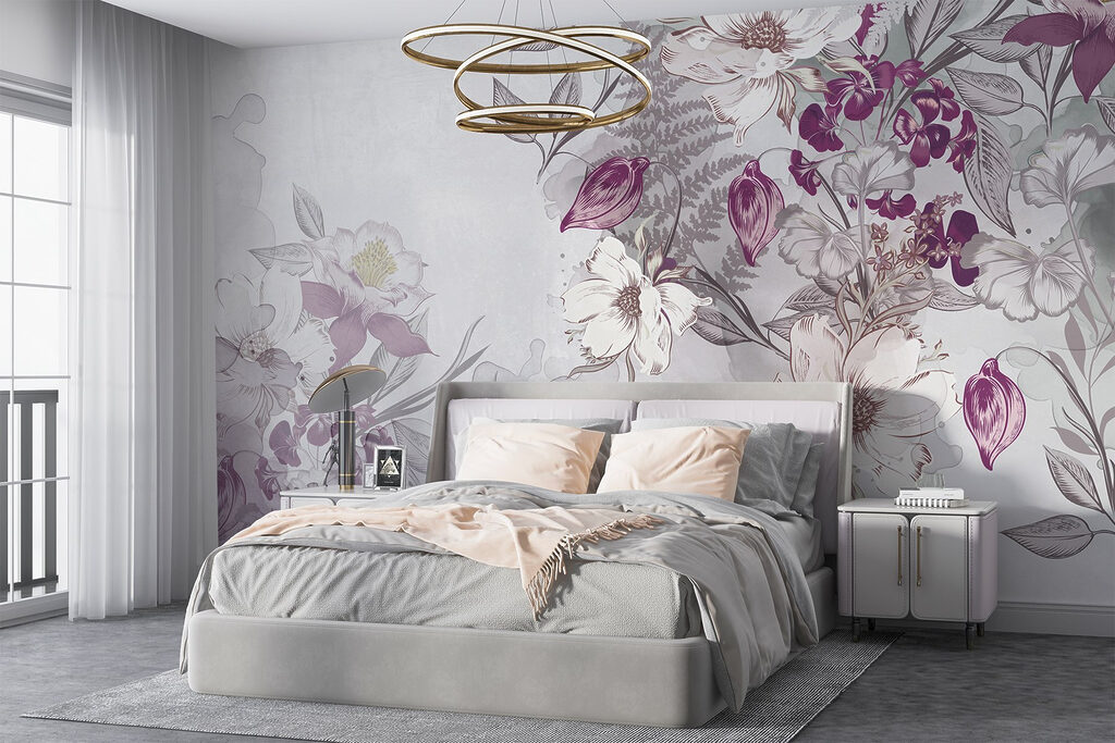 Delicate petals in pastel hues