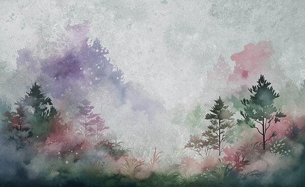 Painting of trees and plants Painting of trees and plants