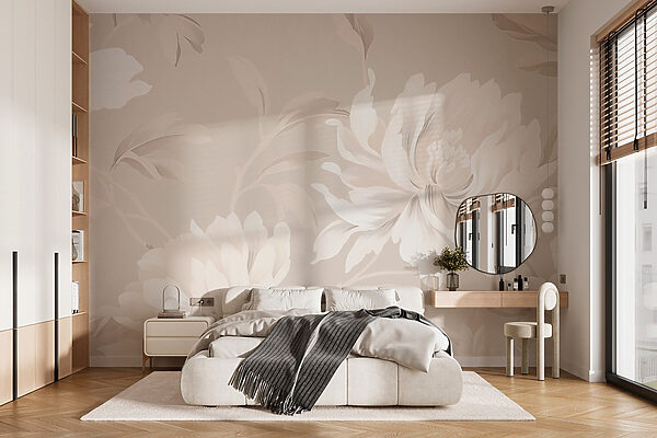 Elegant floral design in soft tones Elegant floral design in soft tones