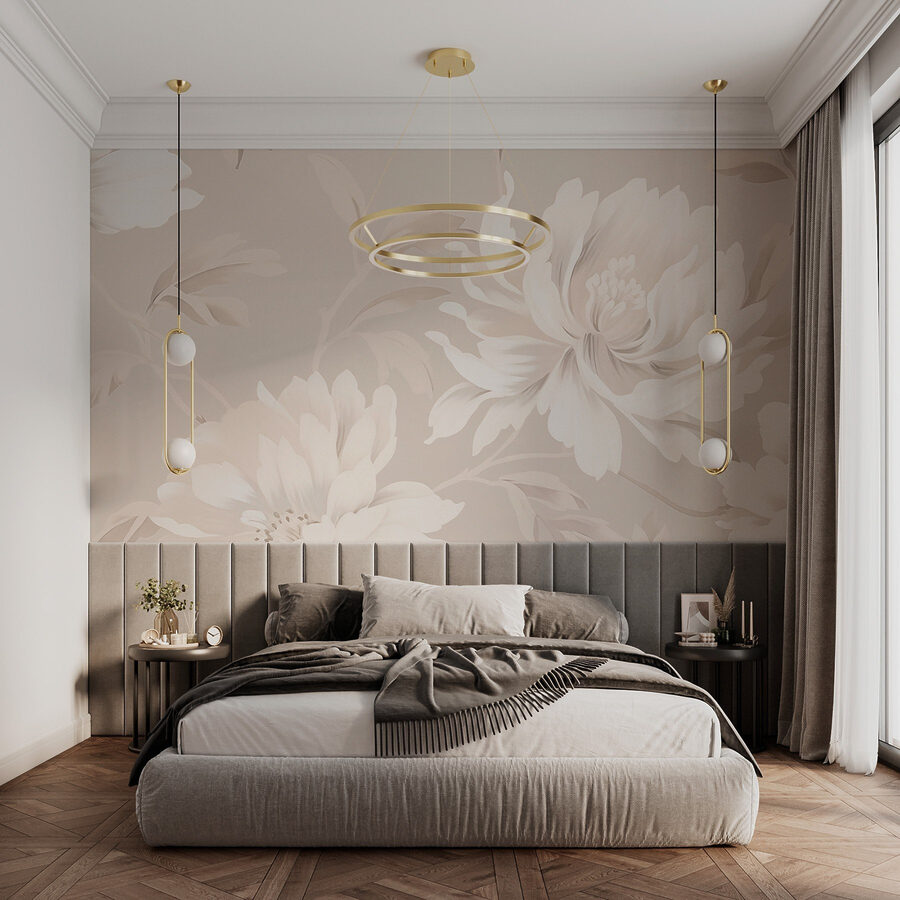 Elegant floral design in soft tones Elegant floral design in soft tones