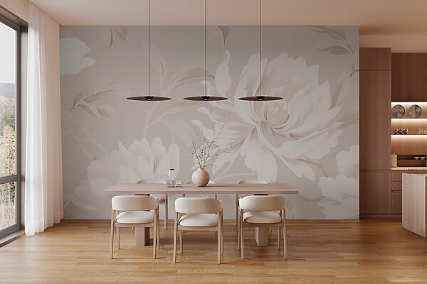 Elegant floral design in soft tones Elegant floral design in soft tones