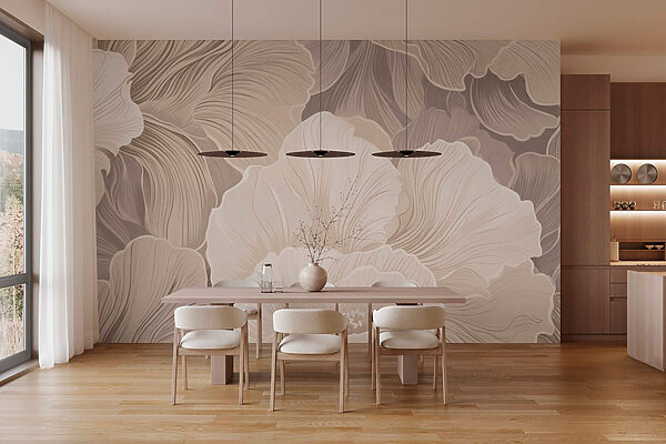 Soft petals in muted tones. Soft petals in muted tones.