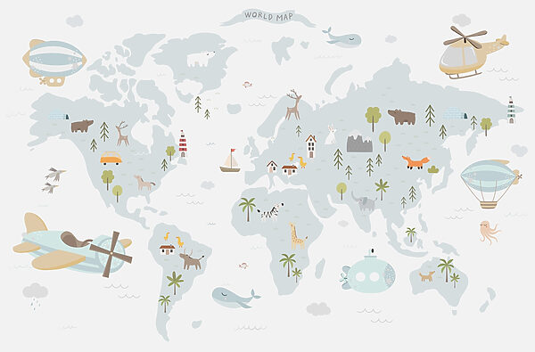 Map of the world Map of the world
