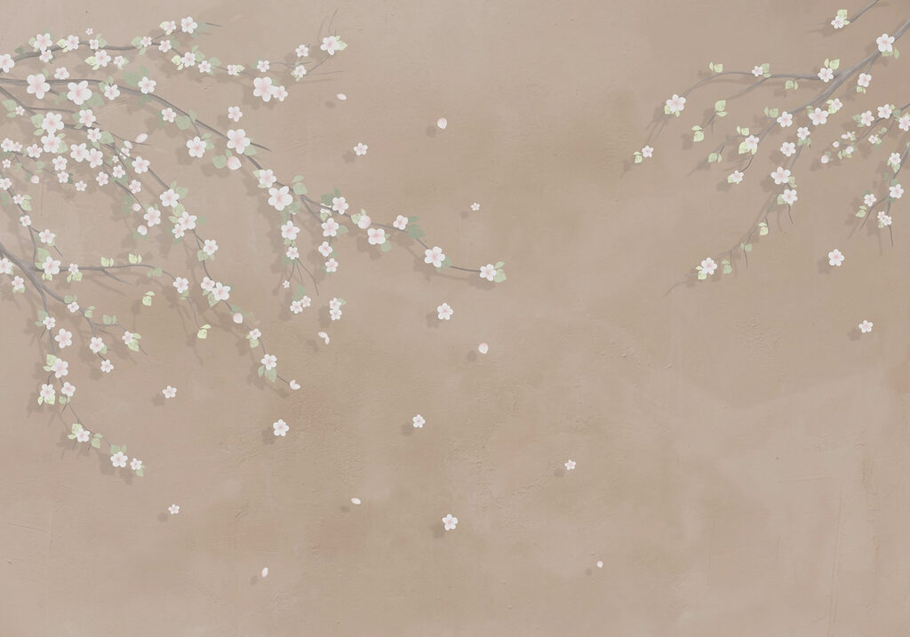 White flowers on a tree branch White flowers on a tree branch