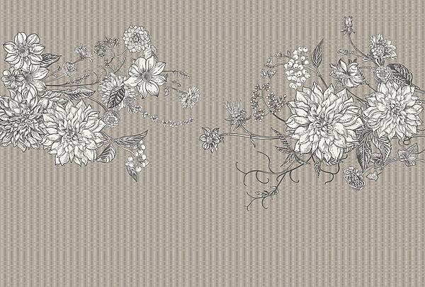 Elegant floral illustration on textured background Elegant floral illustration on textured background