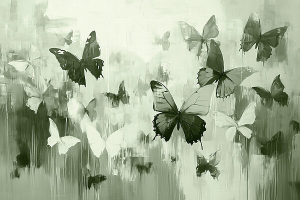 Group of butterflies flying Group of butterflies flying