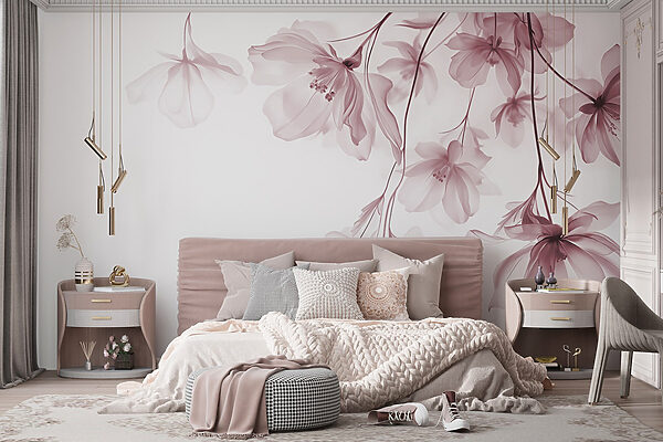 Delicate blooms against soft background Delicate blooms against soft background