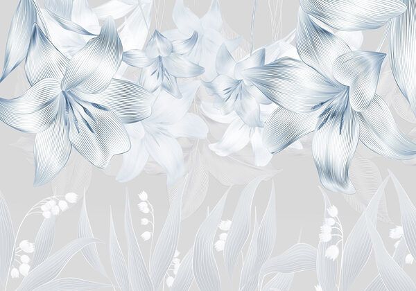 Delicate blooms in subtle shades