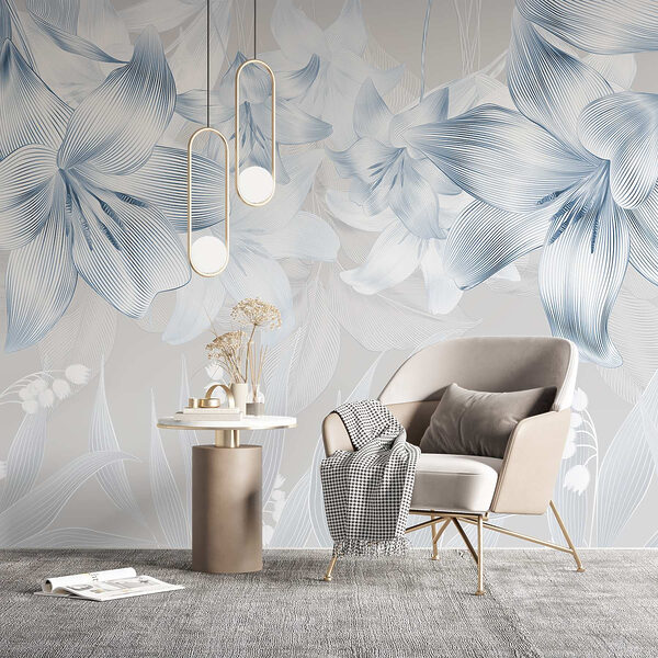 Delicate blooms in subtle shades