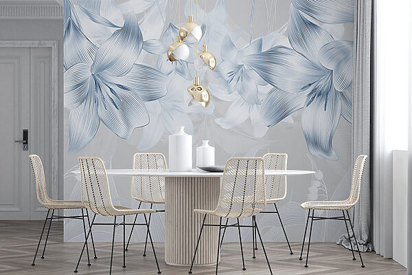 Delicate blooms in subtle shades