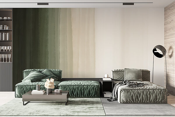 Smooth gradient of earthy tones