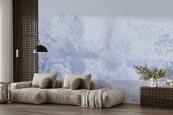 Soft floral elegance in pale hues Soft floral elegance in pale hues