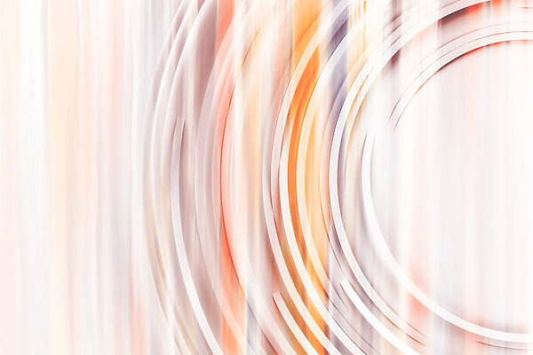 Blurry image of a swirly circle Blurry image of a swirly circle