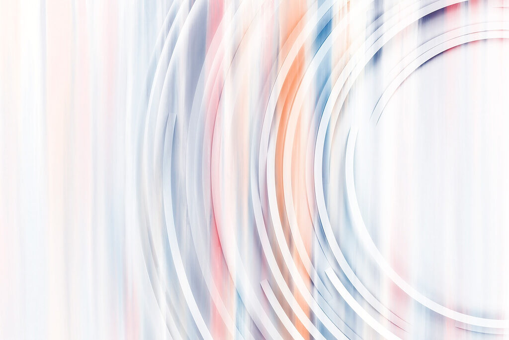Blurry image of a circular object Blurry image of a circular object