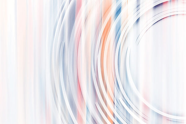 Blurry image of a circular object Blurry image of a circular object
