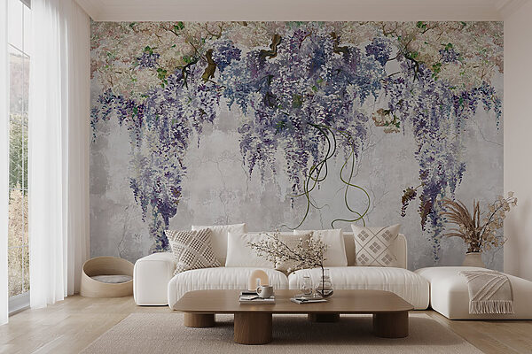 Painting of a wisteria u71720pig2r 600x400 - Painting of a wisteria
