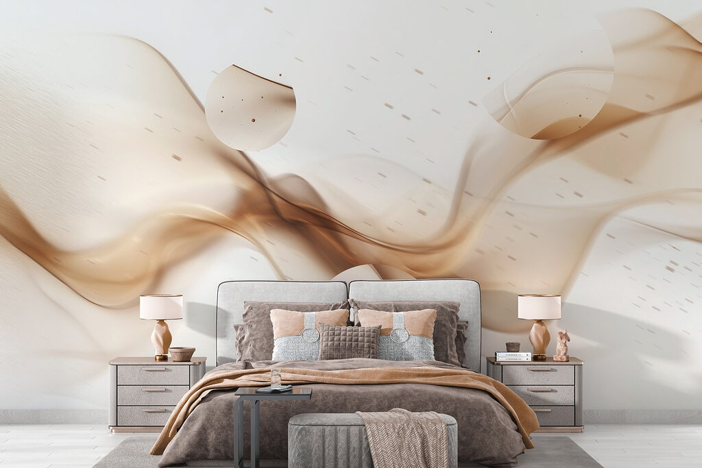 Brown smoke and circles Brown smoke and circles