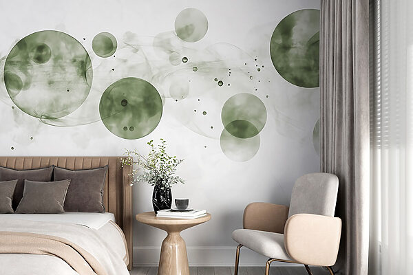 Group of circles with smoke Group of circles with smoke