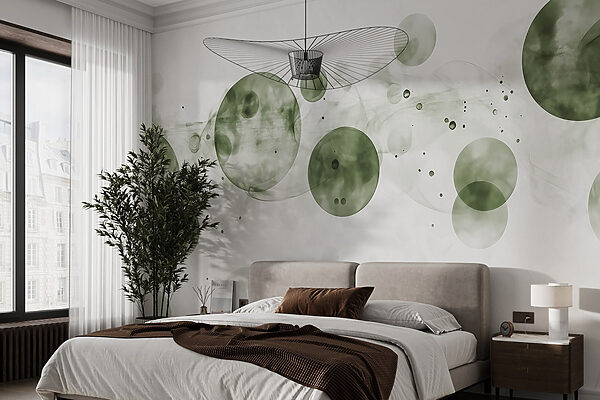 Group of circles with smoke Group of circles with smoke
