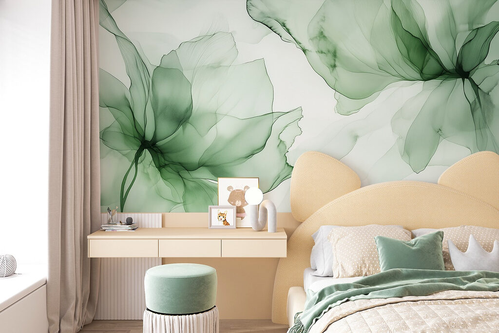 Soft floral elegance in muted tones Soft floral elegance in muted tones