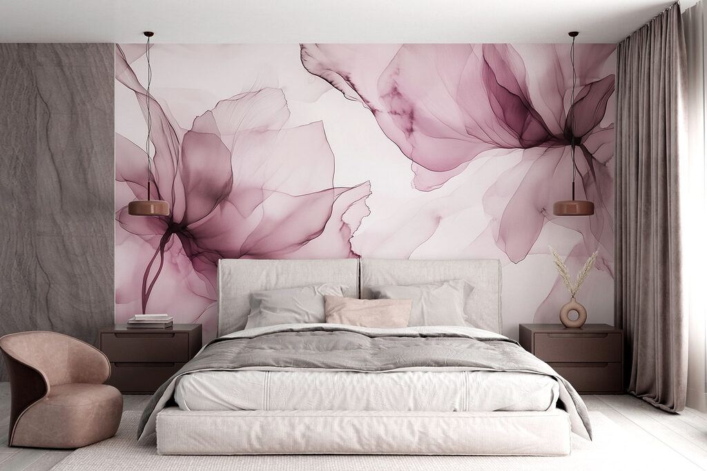 Fluid petals in soft hues Fluid petals in soft hues