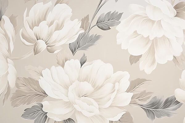 Wallpaper with flowers Wallpaper with flowers