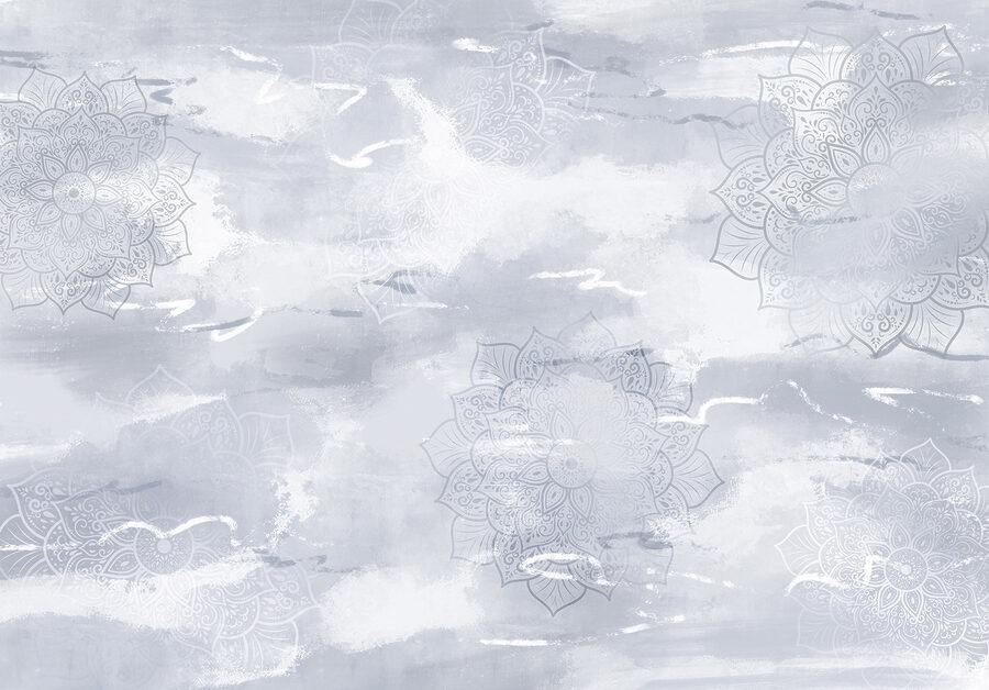 Grey and white background with white and grey patterns