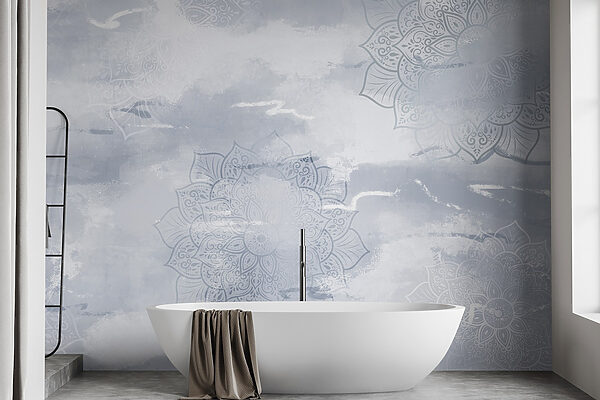 Grey and white background with white and grey patterns Grey and white background with white and grey patterns
