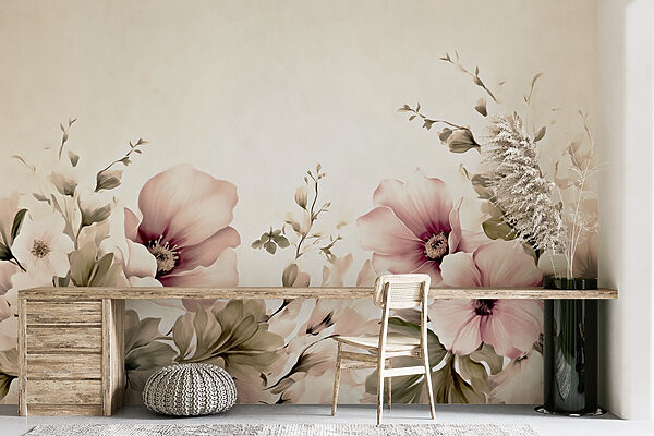 Delicate blooms in soft hues. Delicate blooms in soft hues.