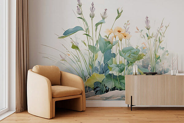 Painting of flowers and plants Painting of flowers and plants